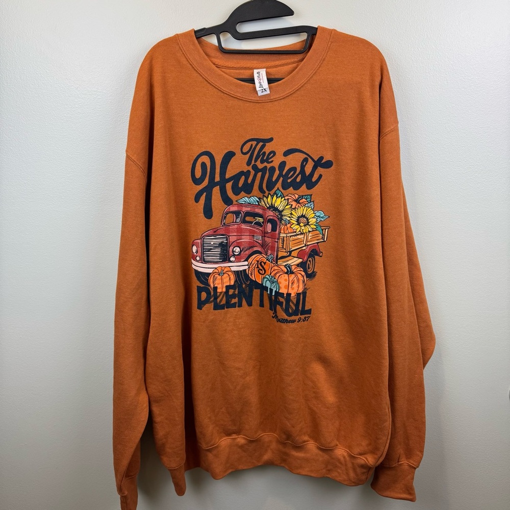 Harvest Plentiful Orange Sweatshirt